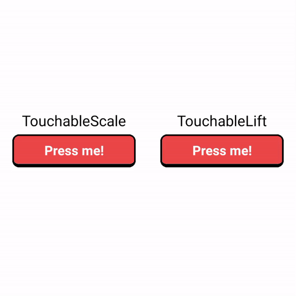 React Native Animated Touchable Component
